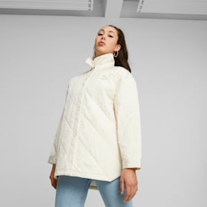 Chamarra de trabajo Classics para mujer, Frosted Ivory, extralarge