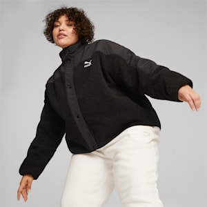 ウィメンズ CLASSICS シェルパ ジャケット, PUMA Black, extralarge-JPN