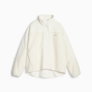 Chamarra de sherpa Classics para mujer, Frosted Ivory, extralarge