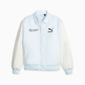 PUMA TEAM Men's Varsity Jacket, Icy Blue, extralarge-GBR