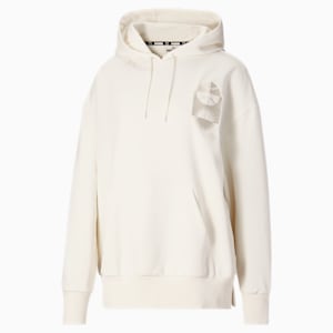 PUMA HOOPS x SKYLAR Culture Women's Basketball Hoodie, Frosted Ivory, extralarge
