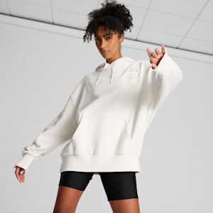 Sudadera con gorra para mujer Skylar Hoops Culture, Frosted Ivory, extralarge