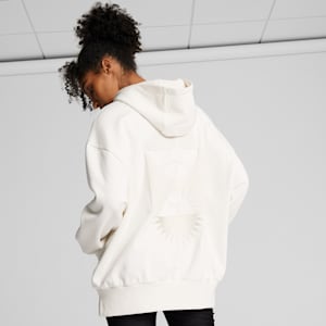 Sudadera con gorra para mujer Skylar Hoops Culture, Frosted Ivory, extralarge