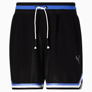PUMA HOOPS x SKYLAR Culture Women's Basketball Shorts, Frosted Ivory-PUMA Black, extralarge