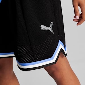 PUMA HOOPS x SKYLAR Culture Women's Basketball Shorts, Frosted Ivory-PUMA Black, extralarge