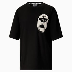 Camiseta PUMA HOOPS x SKYLAR Culture para mujer, PUMA Black, extragrande