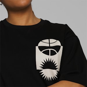 SKYLAR Hoops Culture Women's Tee, PUMA Black, extralarge-GBR