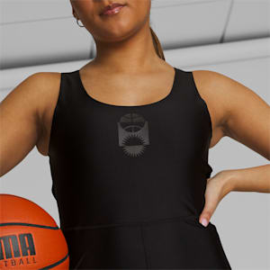 Skylar Women's Basketball Bodysuit, PUMA Black, extralarge-GBR