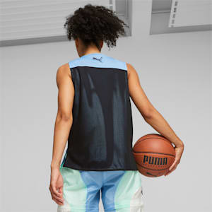 STEWIE x WATER Women's Basketball Jersey, PUMA Black-Day Dream, extralarge