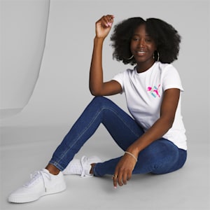 Classics Brighter Days Small Logo Women's Tee, PUMA White