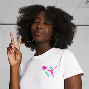 Classics Brighter Days Small Logo Women's Tee, PUMA White