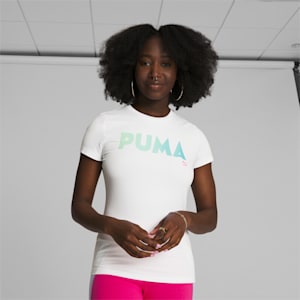 Camiseta Classics Brighter Days de mujer, PUMA White