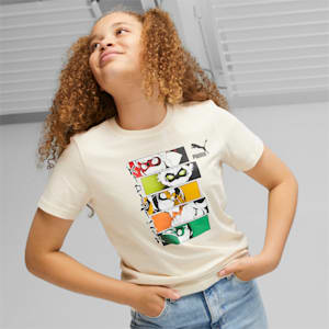 PUMA x MIRACULOUS Youth Tee, Alpine Snow, extralarge-GBR