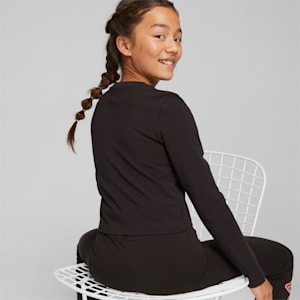 PUMA x MIRACULOUS Youth Bodycon Shirt, PUMA Black, extralarge-GBR