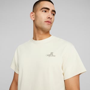 Camiseta de baloncesto Above the Clouds para hombre, Alpine Snow, extralarge
