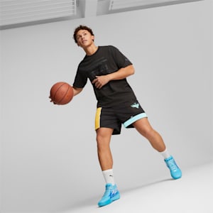 PUMA x MELO Rare Ralph Men's Basketball Shorts, PUMA Black, extralarge-IND