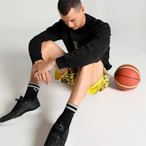 Franchise Men's Basketball Sweatshirt, PUMA Black, extralarge-IND