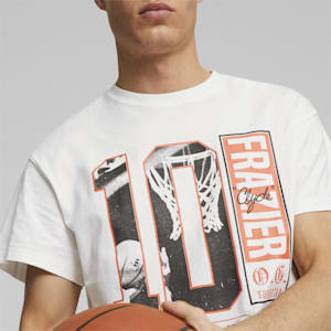 T-shirt de basketball Clyde’s Closet Homme, PUMA White, extralarge