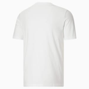 Camiseta clásica Daytona con logo grande de hombre, PUMA White