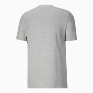 Camiseta clásica Daytona de hombre, Light Gray Heather-Deep Aqua