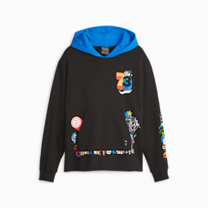 Sudadera con capucha de básquetbol Trash Talk para hombre, PUMA Black, extralarge