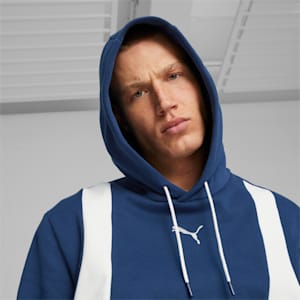 Blueprint Formstrip Men's Basketball Hoodie, Persian Blue-PUMA White, extralarge-IND