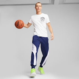 Blueprint Formstrip Men's Basketball Pants, Persian Blue-PUMA White, extralarge-GBR