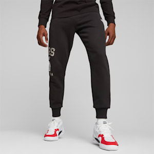 Graphic Booster Men's Basketball Pants, PUMA Black, extralarge