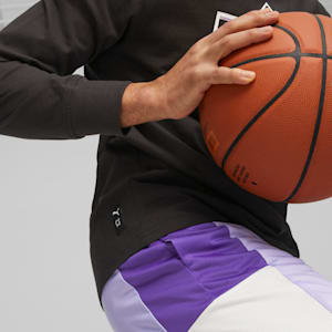 メンズ バスケットボール ブループリント グラフィック Tシャツ 長袖, PUMA Black, extralarge-JPN