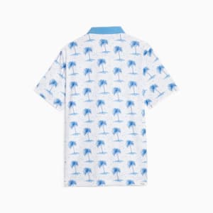 MATTR Mirage Men's Golf Polo, White Glow-Regal Blue, extralarge-GBR
