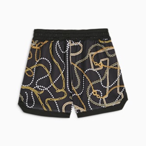 Gold Standard Women's Basketball Shorts, PUMA Black-AOP, extralarge-GBR