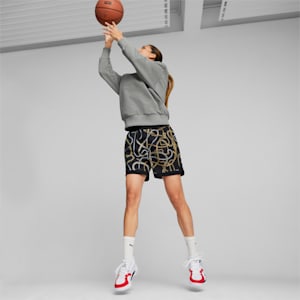ウィメンズ バスケットボール HOOPS GOLD STANDARD クルー スウェット 2 裏起毛, Medium Gray Heather, extralarge-JPN