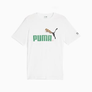 CLASSICS NO. 1 LOGO PUMA 75th Year Anniversary Celebration Men's Tee, PUMA White, extralarge