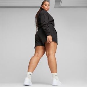 Shorts de tiro alto T7 para mujer, PUMA Black, extralarge