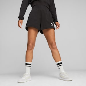 T7 Women's High Waist Shorts, PUMA Black, extralarge-IND