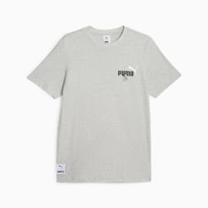 PUMA x THE SMURFS Men's Tee, Light Gray Heather, extralarge