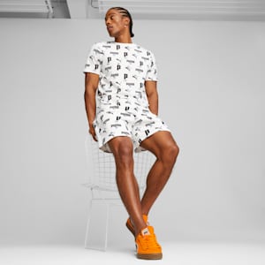 メンズ PUMA x スマーフ AOP Tシャツ, PUMA White, extralarge-JPN