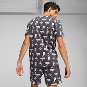 PUMA x THE SMURFS AOP Men's Tee, Dark Coal-AOP, extralarge
