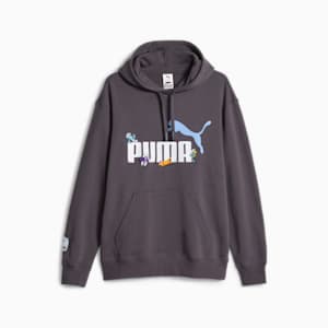 メンズ PUMA x スマーフ グラフィック フーディー, Dark Coal, extralarge-JPN