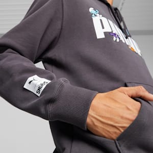 PUMA x THE SMURFS Men's Hoodie, Dark Coal, extralarge