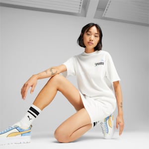 PUMA x THE SMURFS Tee Dress, PUMA White, extralarge-IND