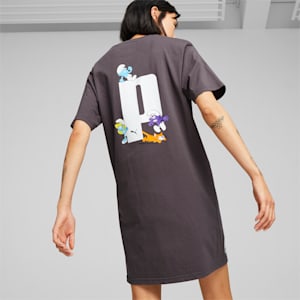 ウィメンズ PUMA x スマーフ Tシャツ ドレス, Dark Coal, extralarge-JPN