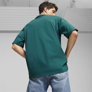 PUMA x STAPLE Men's Graphic Oversized Fit T-shirt, Malachite, extralarge-IND