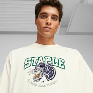 PUMA x STAPLE Men's Graphic Tee, Warm White, extralarge-IND