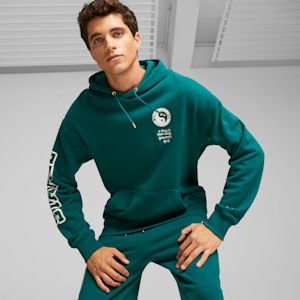 PUMA x STAPLE Men's Hoodie, Malachite, extralarge-IND