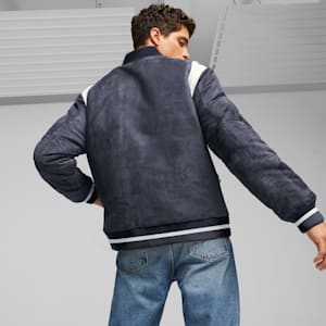 PUMA x STAPLE Men's Varsity Jacket, New Navy, extralarge-IND