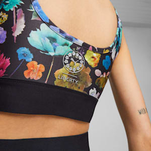 Top Corto PUMA x LIBERTY para mujer, PUMA Black-AOP, extralarge
