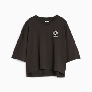 ウィメンズ PUMA x LIBERTY グラフィック Tシャツ, PUMA Black, extralarge-JPN