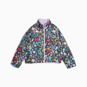 PUMA x LIBERTY Women's Reversible Puffer Jacket, Vivid Violet, extralarge