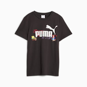 PUMA x SPONGEBOB SQUAREPANTS Youth T-shirt, PUMA Black, extralarge-IND
